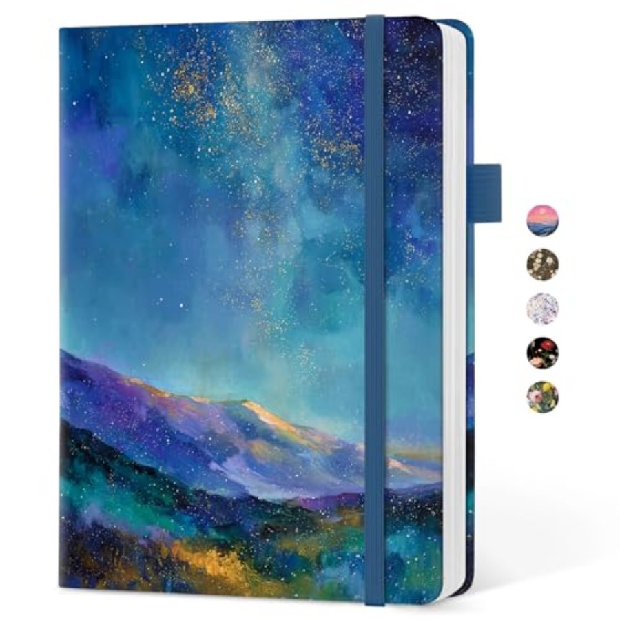 Leatherwork Journal - Aesthetic Lined Journal for Women, Pretty