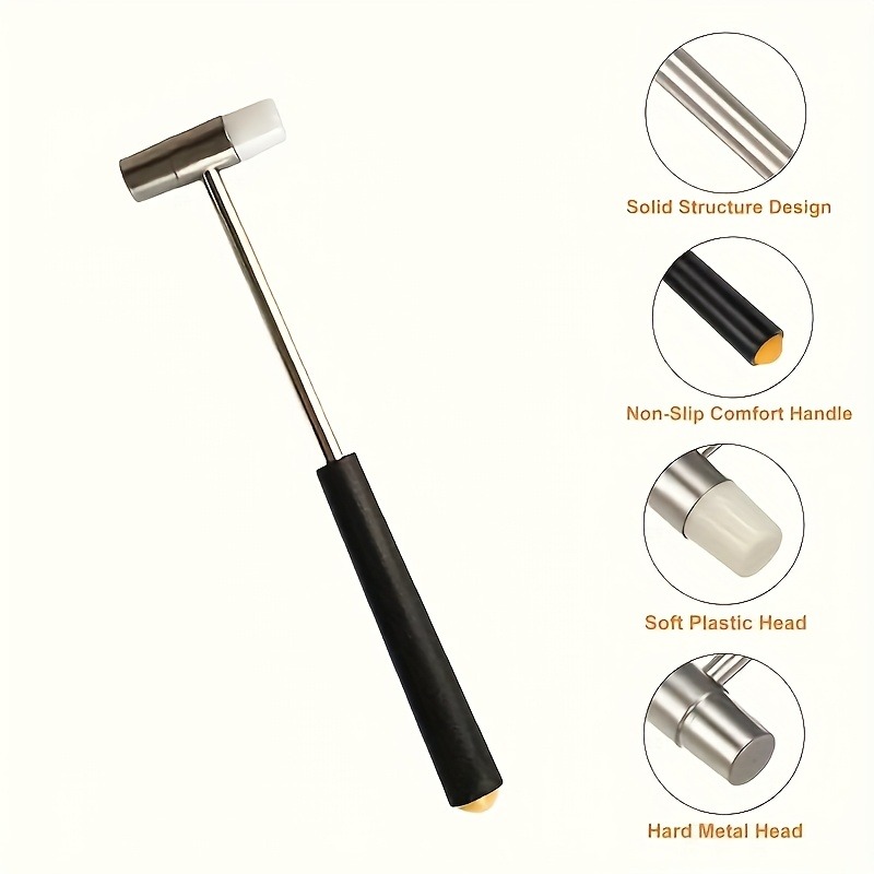 Leatherwork Hammer - Mini Dual-Head Versatile Metal Jewelry Hammer