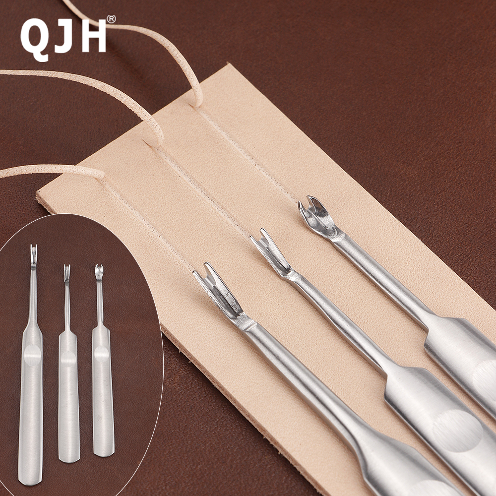 Leatherwork Punching Tool - Premium Stainless Steel Leather Crafting Slot