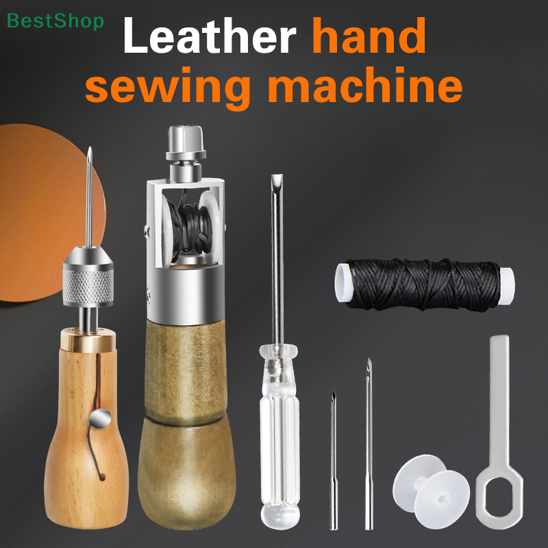 Leather Work Organiser - Leather Sewing Machine Stitching Awl Thread