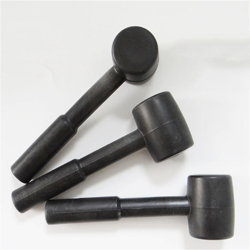 Leatherwork Hammer - Mini Black Mallet Hammer Small Mallet