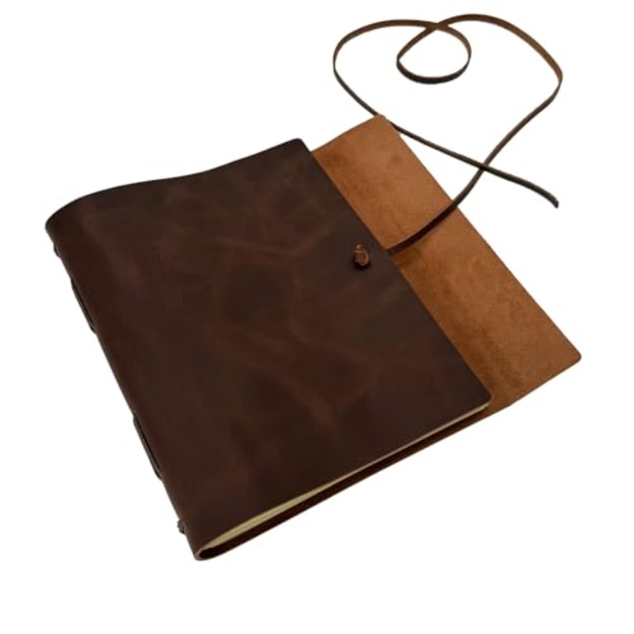 Large Notebook Journal - Genui - Leatherwork Journal avaliação e preço