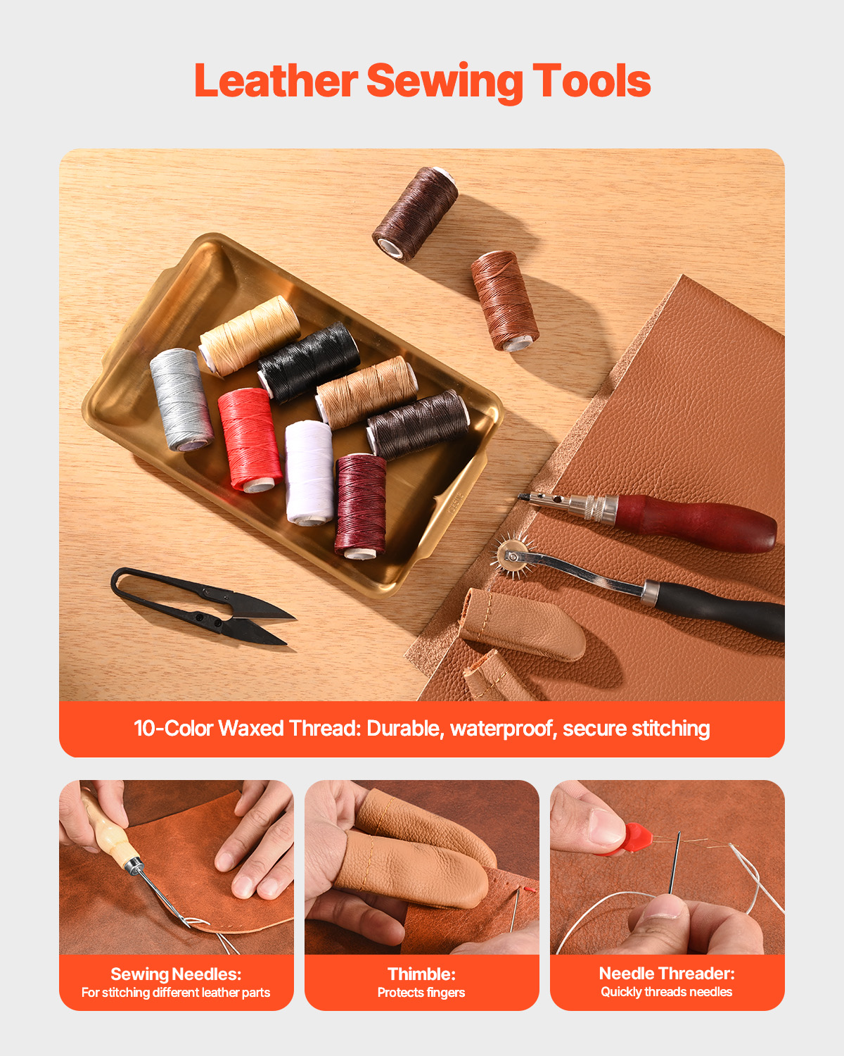 SucceBuy 38/59/61/72/92PCs Lea - Leather Work Organiser avaliação e preço