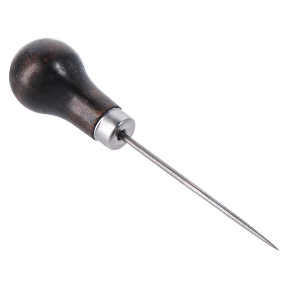 3Pcs Wooden Handle Scratch Awl - Leatherwork Punching Tool avaliação e preço
