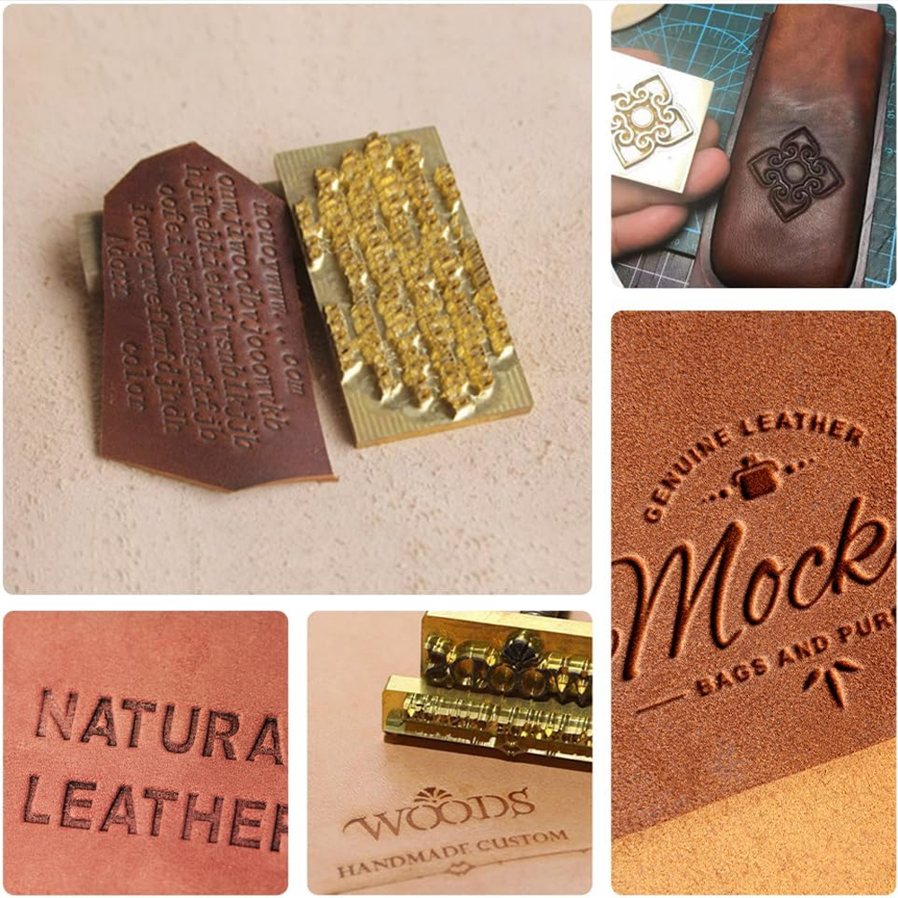 Custom LOGO Leather Stamp Punc - Leather Work Organiser avaliação e preço
