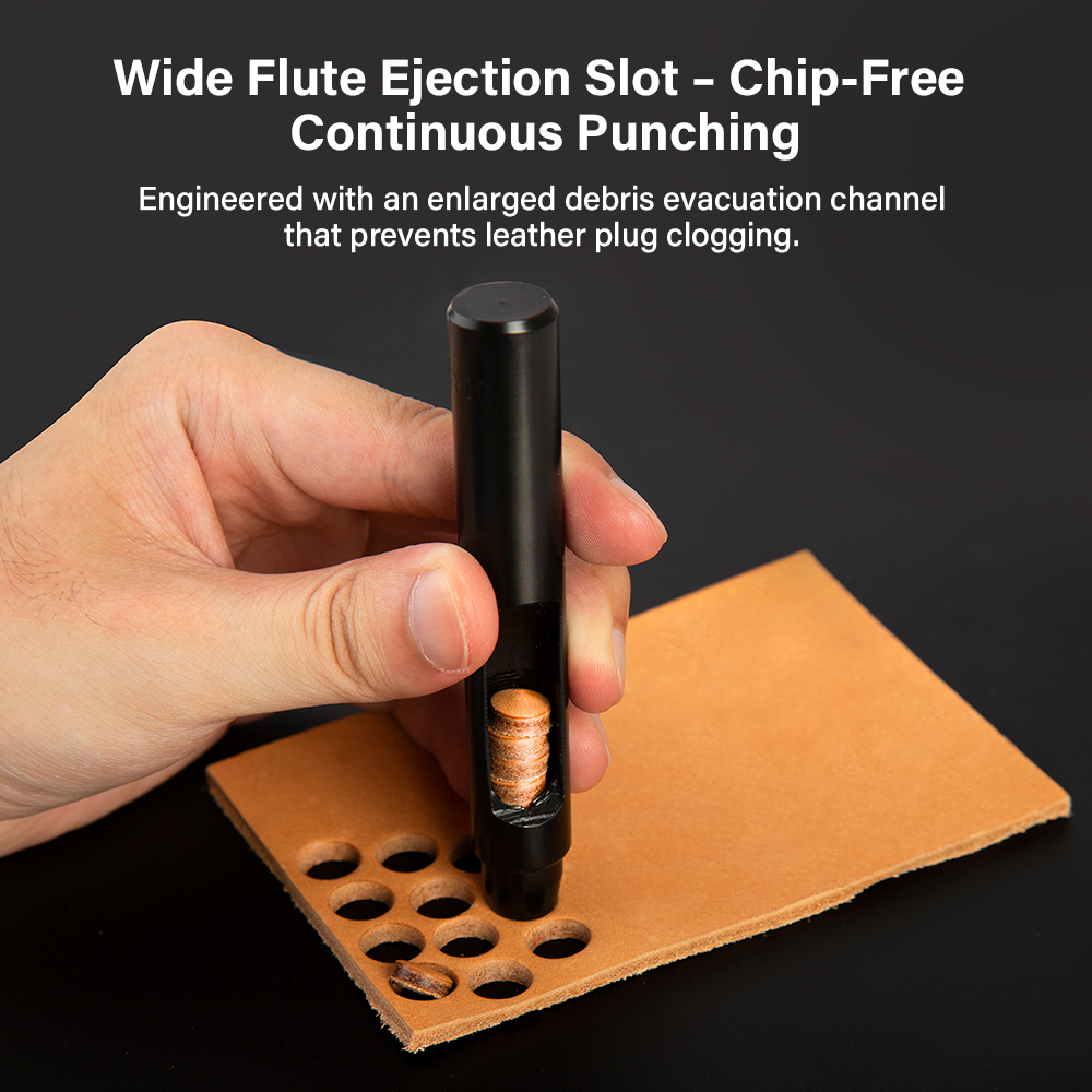 WUTA 5-15Pcs Basic Black Anti- - Leatherwork Hole Punch avaliação e preço