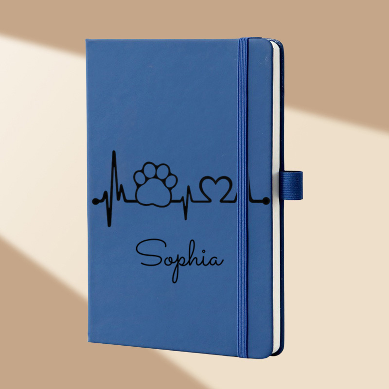 Custom Name Floral Monogram A5 - Leatherwork Journal avaliação e preço