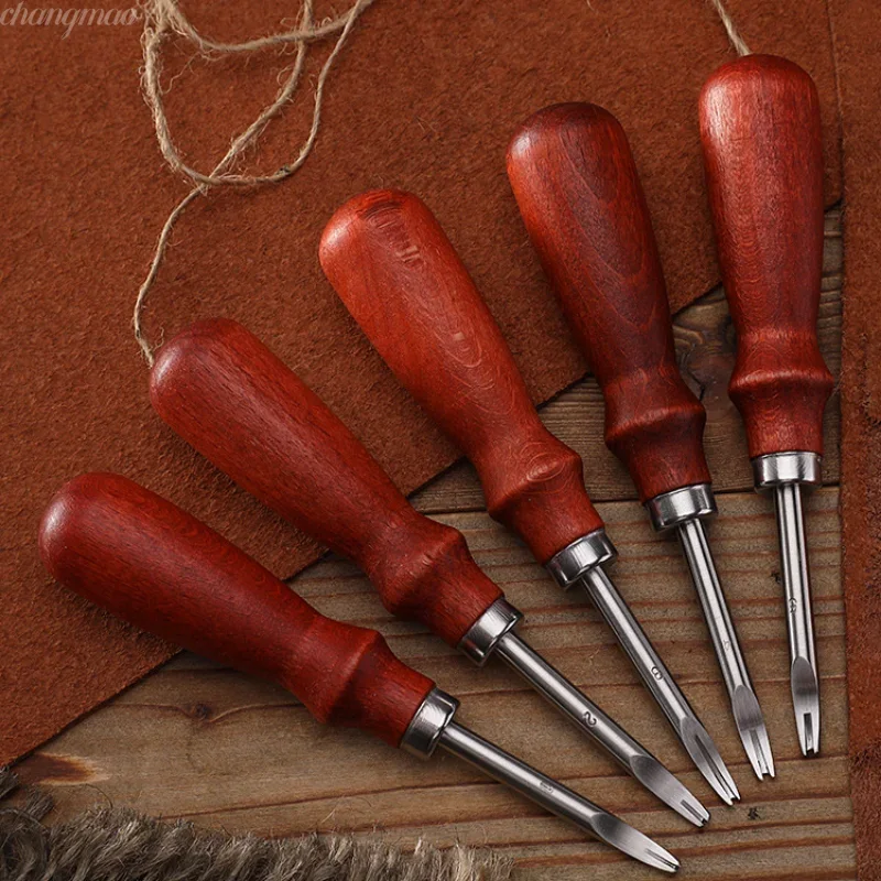 1pc Leather Edge Beveler Skivi - Leatherwork Projects avaliação e preço