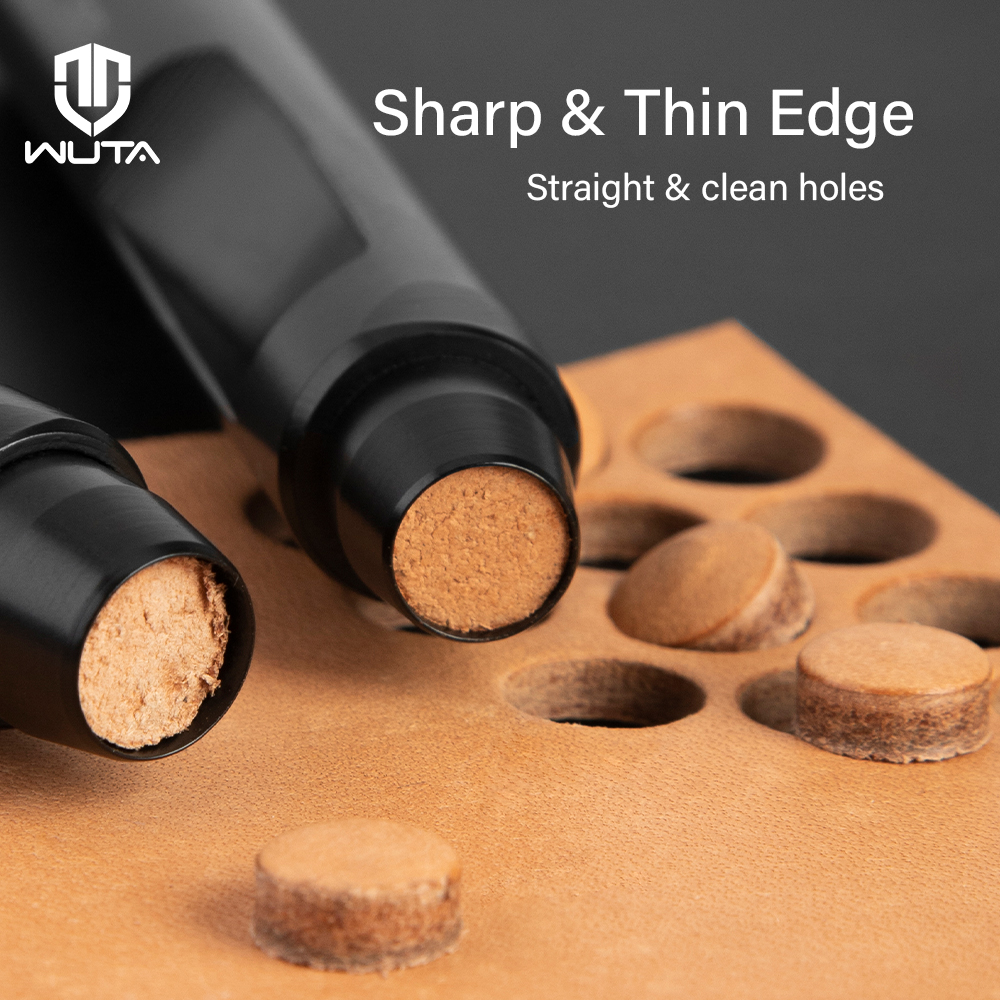 WUTA 1Pc 6-15mm Black Anti-Rus - Leatherwork Hole Punch avaliação e preço