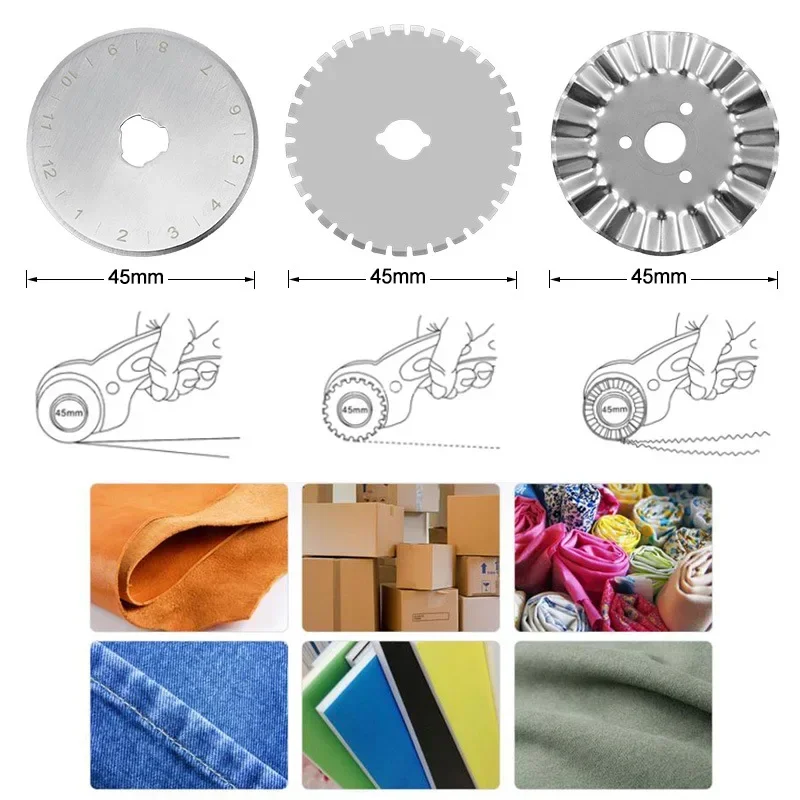 45MM Roller Wheel Knife Cloth  - Leatherwork Projects avaliação e preço
