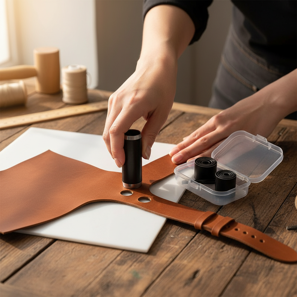 1-15mm Leather Hole Puncher To - Leatherwork Hole Punch avaliação e preço