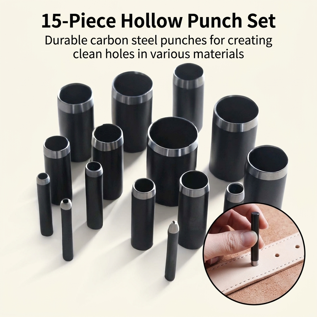 1-15mm Leather Hole Puncher To - Leatherwork Hole Punch avaliação e preço