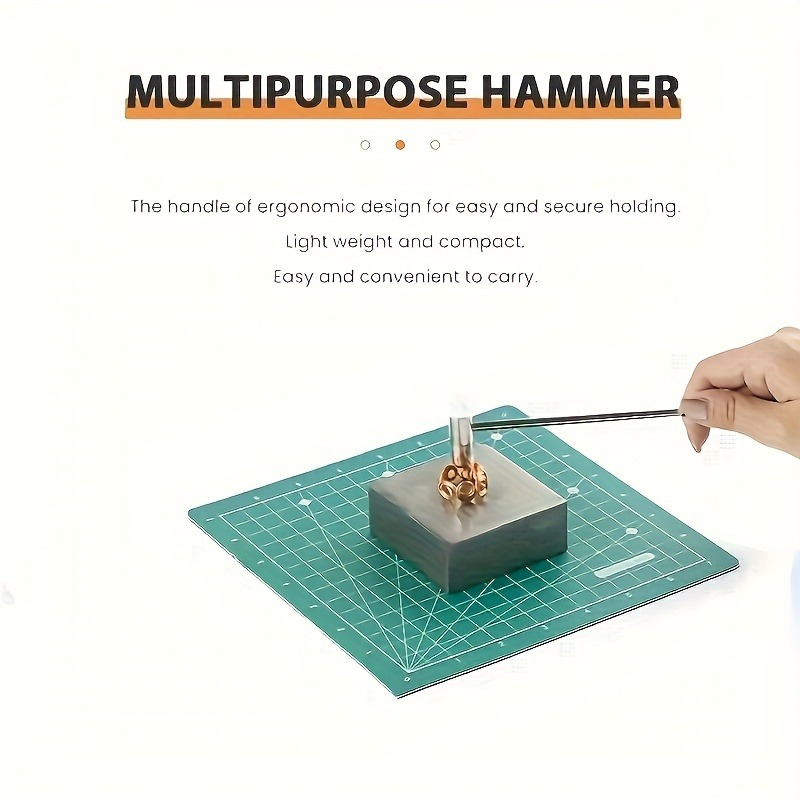 Mini Dual-Head Versatile Metal - Leatherwork Hammer avaliação e preço