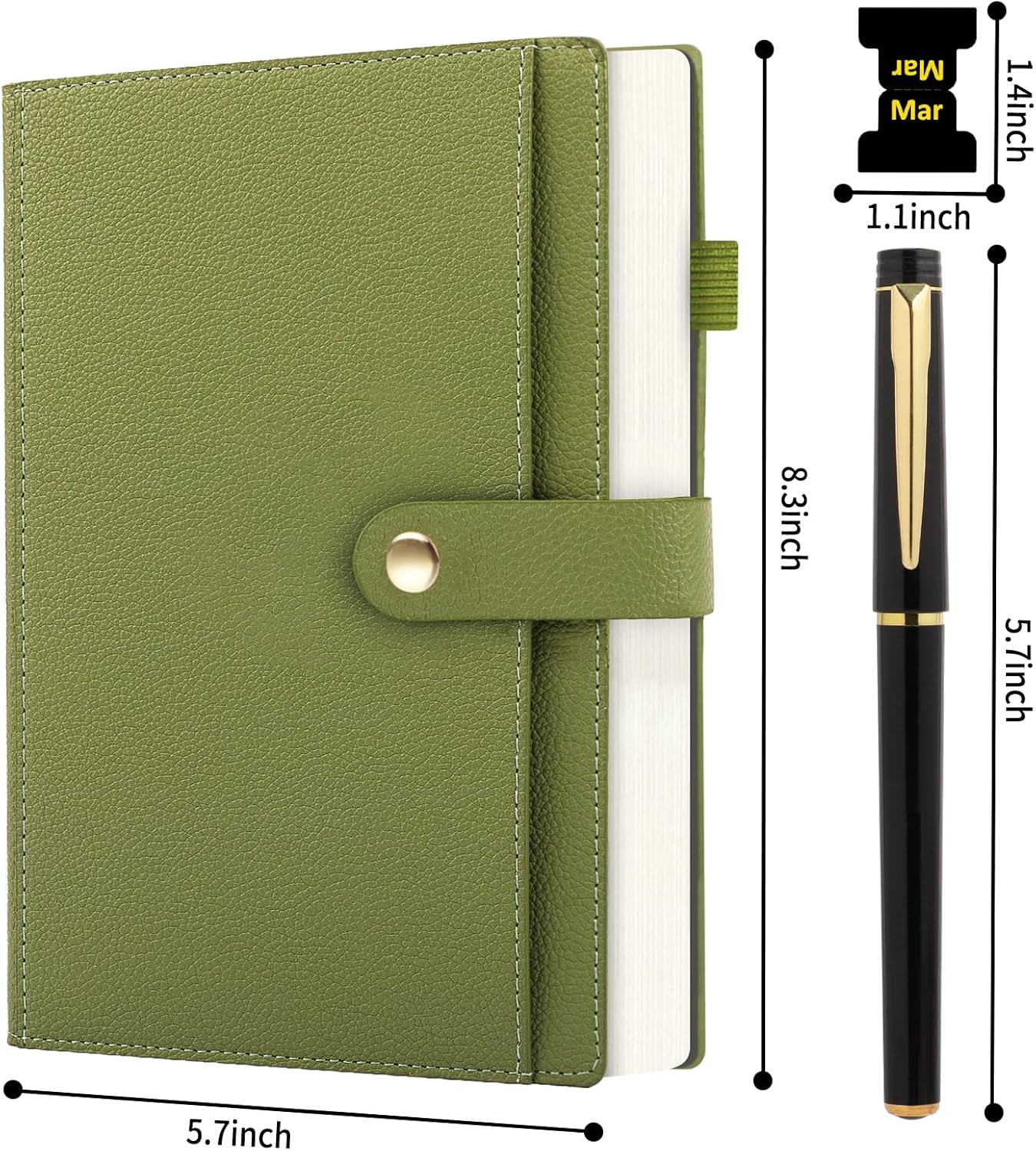 A5 Lined Leather Journal Noteb - Leatherwork Journal avaliação e preço