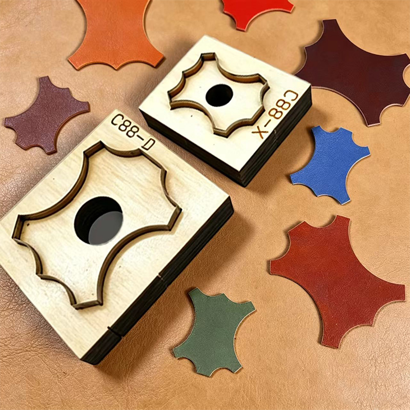 C88 Quadrilateral Floral Leath - Leatherwork Projects avaliação e preço