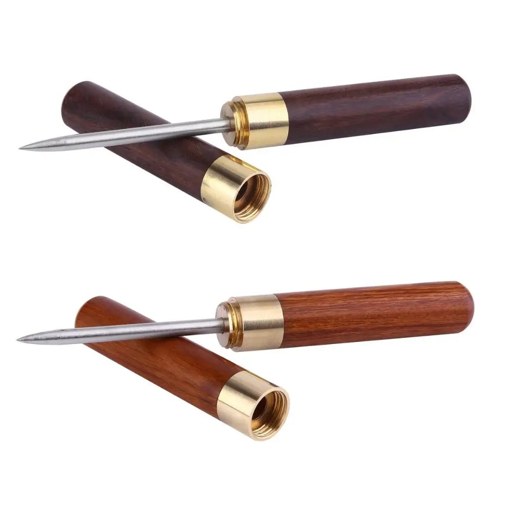 Stainless Steel Ice Pick with  - Leatherwork Punching Tool avaliação e preço