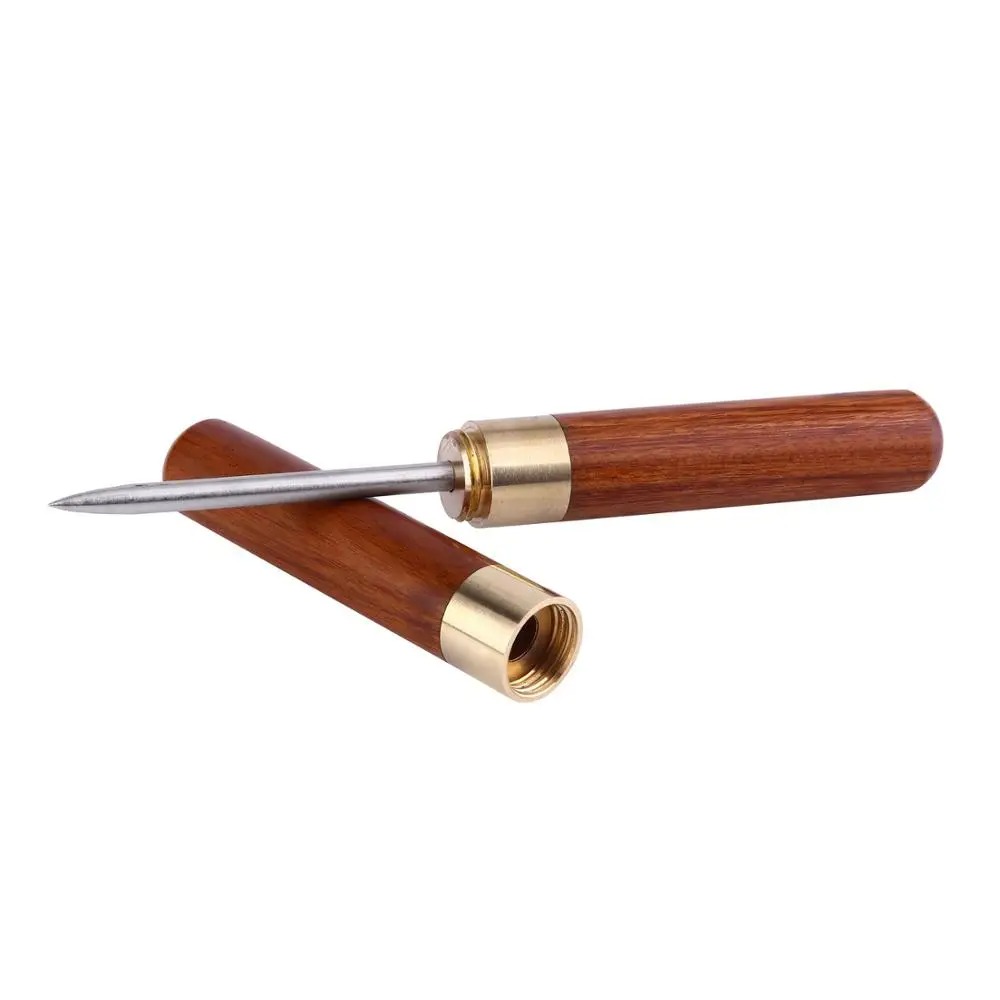 Stainless Steel Ice Pick with  - Leatherwork Punching Tool avaliação e preço