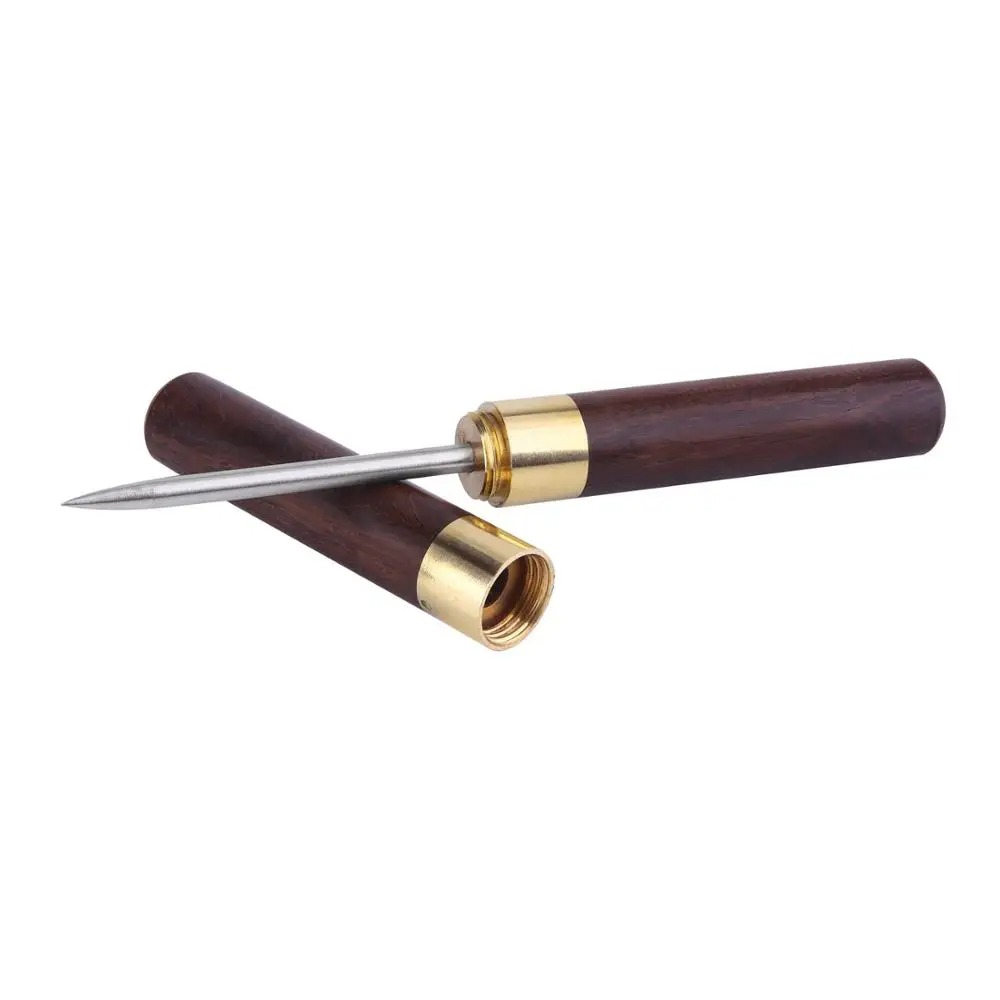 Stainless Steel Ice Pick with  - Leatherwork Punching Tool avaliação e preço