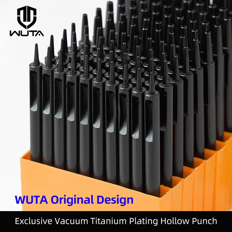 WUTA 1-10pcs Plating Titanium  - Leatherwork Hole Punch avaliação e preço