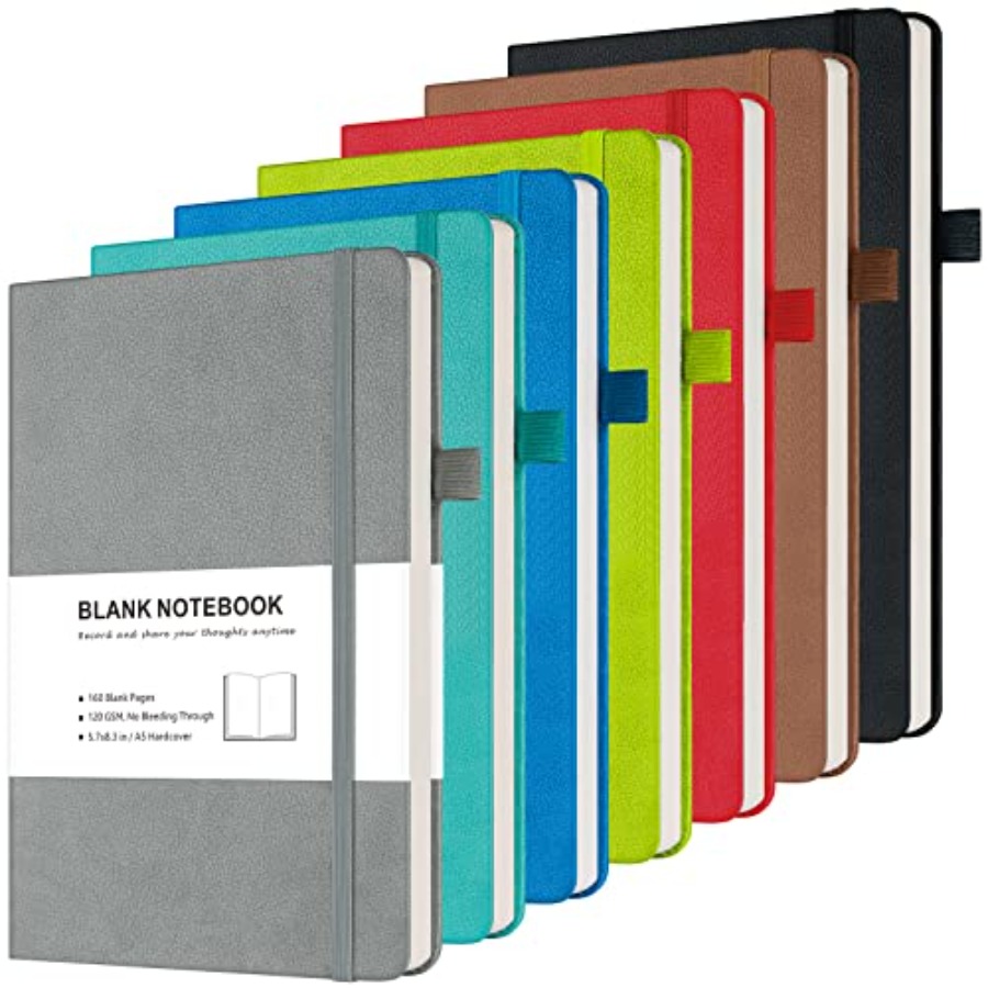 Blank Journal Notebook, 7 Pack - Leatherwork Journal avaliação e preço