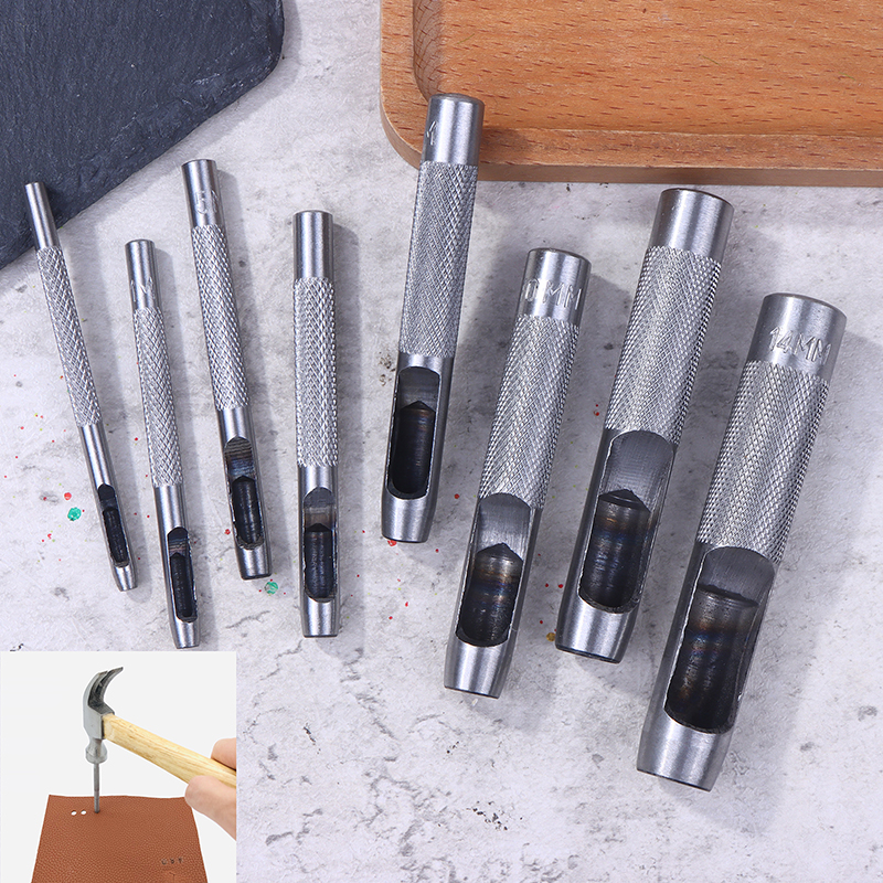 1Pc Punching Leather 3-25MM Ho - Leatherwork Hole Punch avaliação e preço