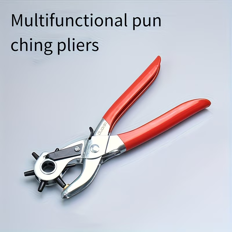 Rotary Leather Punch Pliers -  - Leatherwork Hole Punch avaliação e preço