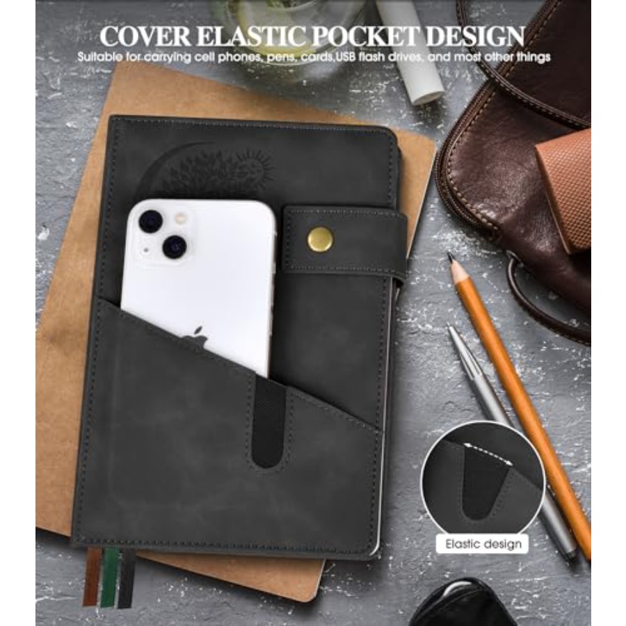 Lined Journal Notebook for Men - Leatherwork Journal avaliação e preço
