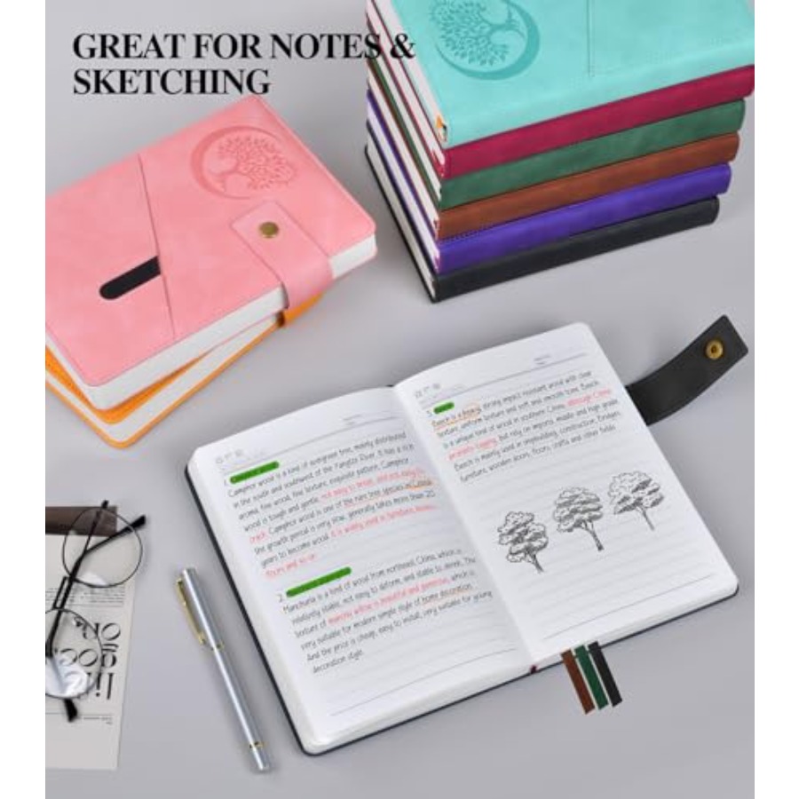 Lined Journal Notebook for Men - Leatherwork Journal avaliação e preço