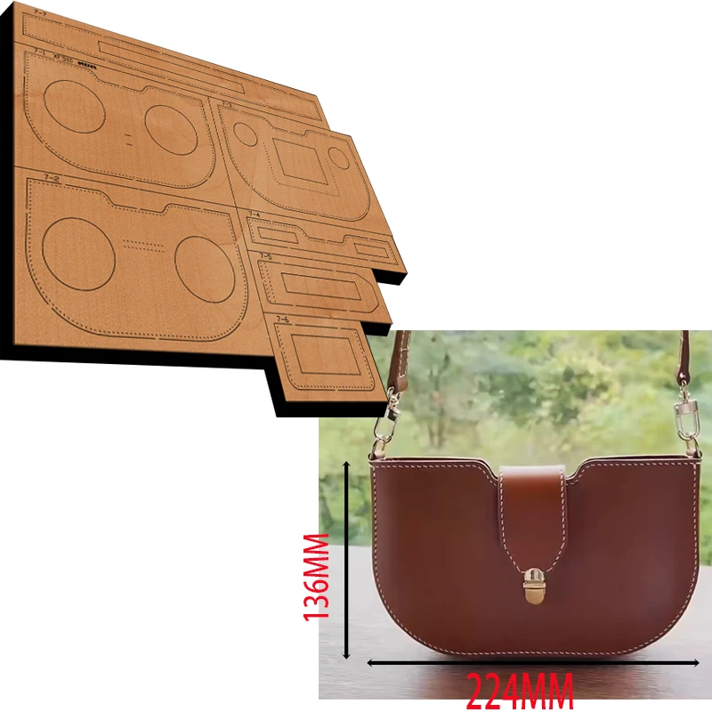Single-shoulder bag Leather Cr - Leatherwork Punching Tool avaliação e preço