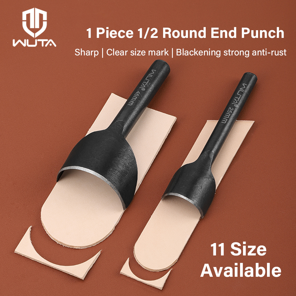 WUTA Basic Series 1Pc Half-Rou - Leatherwork Punching Tool avaliação e preço