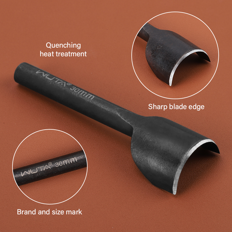WUTA Basic Series 1Pc Half-Rou - Leatherwork Punching Tool avaliação e preço