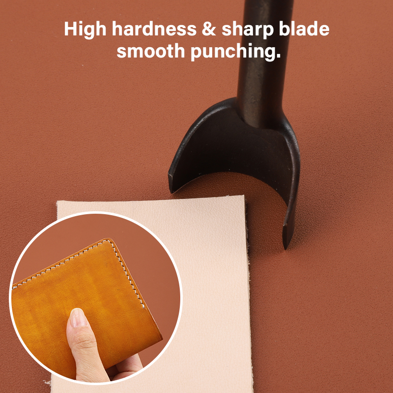WUTA Basic Series 1Pc Half-Rou - Leatherwork Punching Tool avaliação e preço