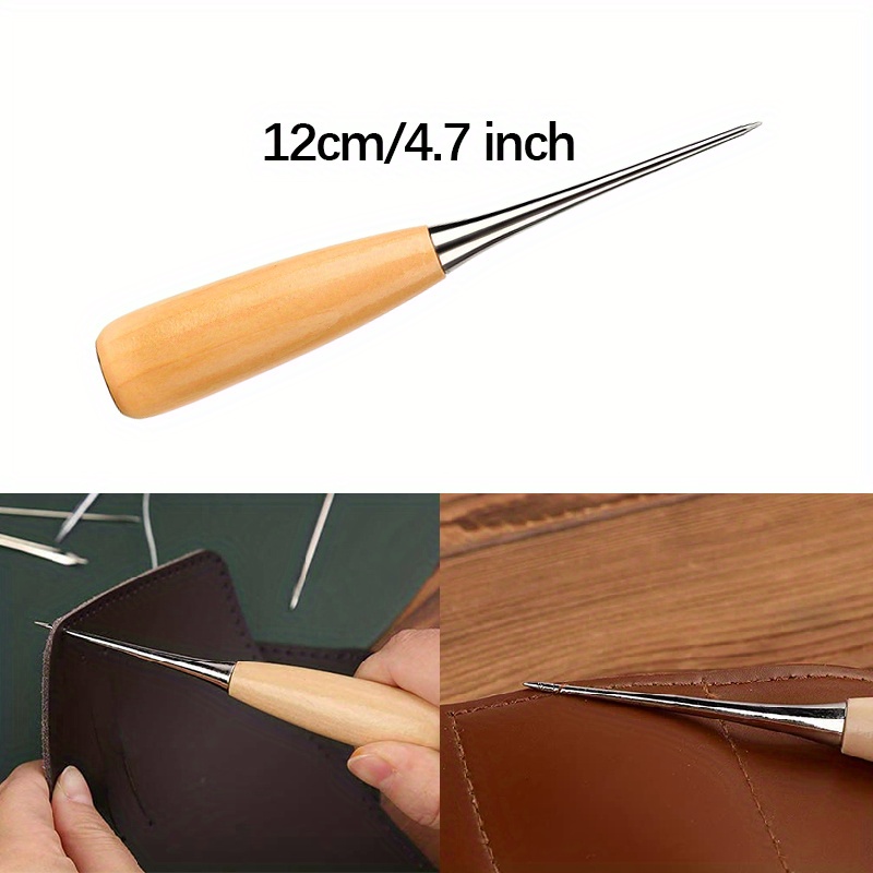 2pcs Leather Hand Stitching Aw - Leatherwork Punching Tool avaliação e preço