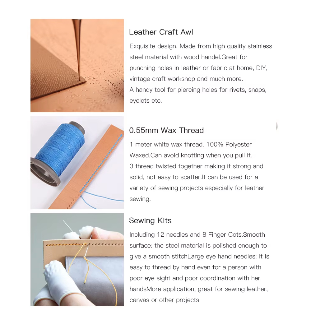 WUTA Professional Leather Craf - Leather Work Organiser avaliação e preço