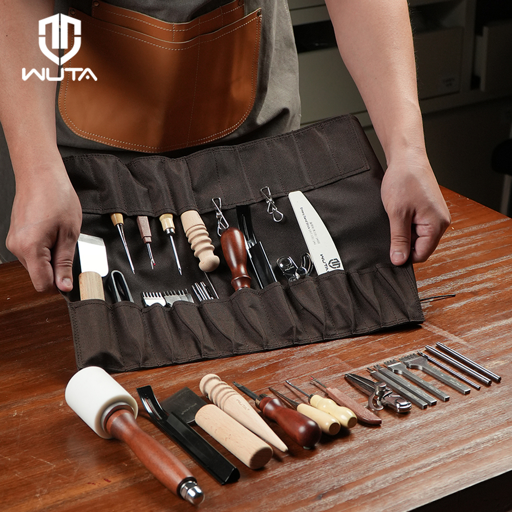 WUTA 74Pcs Leather Craft Tools - Leatherwork Beginner Tools avaliação e preço