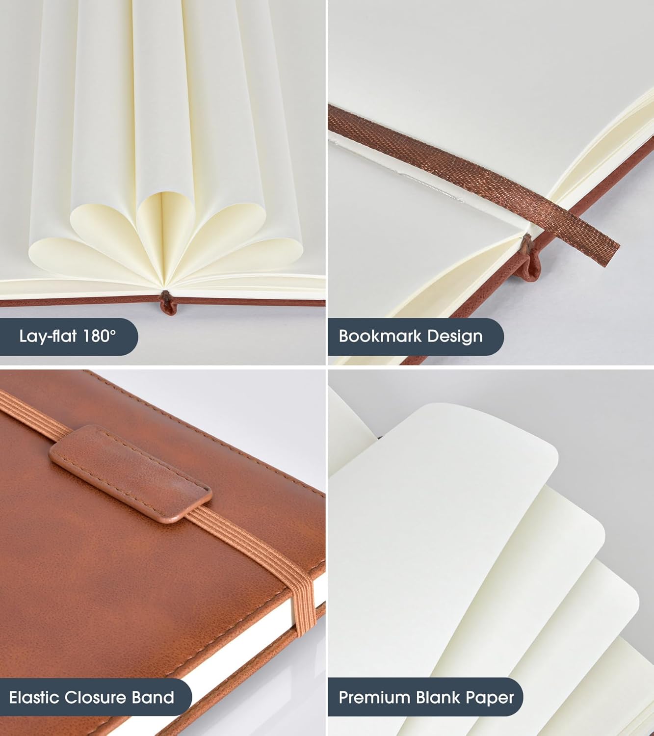 Vintage Leather Blank Journal  - Leatherwork Journal avaliação e preço