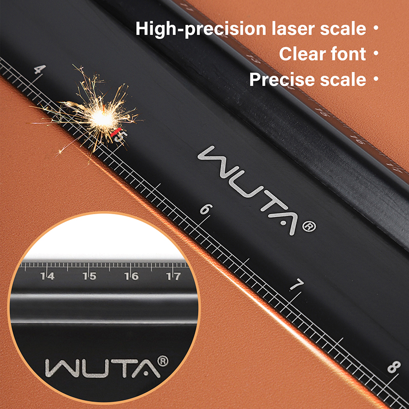 WUTA Leather Cutting Ruler Saf - Leatherwork Projects avaliação e preço