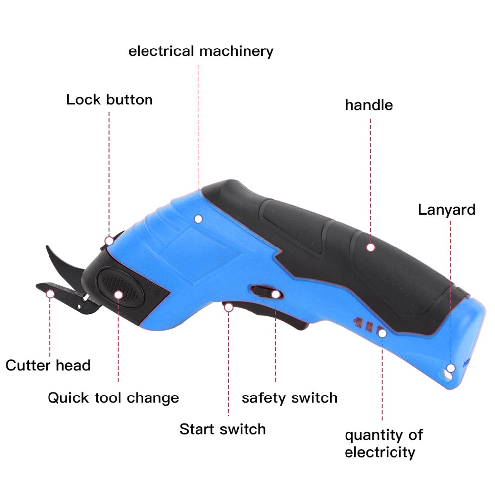 3.6V Electric Scissors Fabric  - Leatherwork Projects avaliação e preço