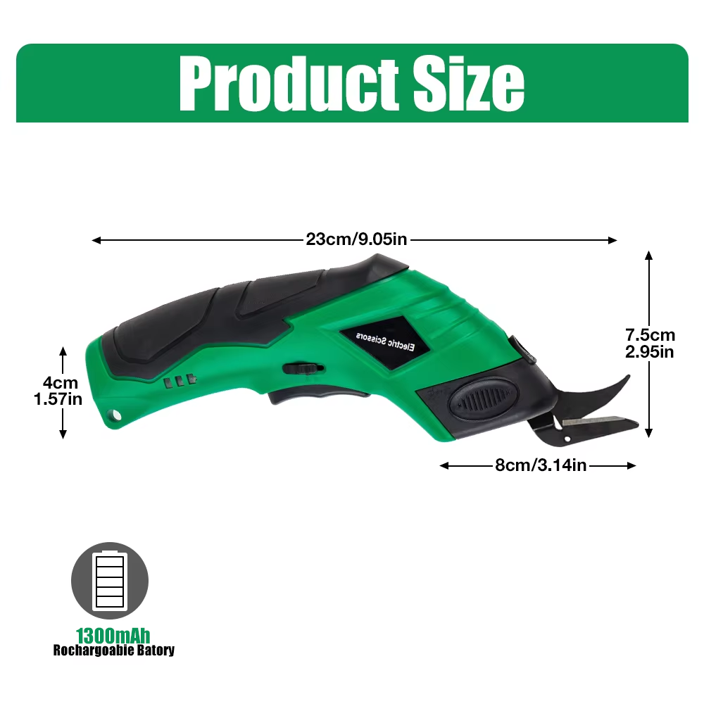 4V Electric Scissors, Home USB - Leatherwork Projects avaliação e preço