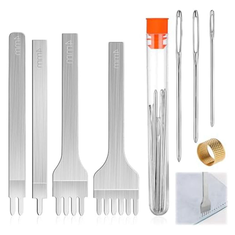 A20F-14Pcs Leather Working Too - Leatherwork Beginner Tools avaliação e preço